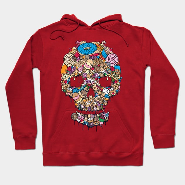 Sugars Skull Hoodie by ginanperdana